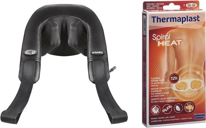 Produktbild Naipo Schulter Shiatsu Massagegerät plus Wärmepflaster