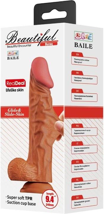 Image du produit Baile - Gode réaliste Buraq 24 cm chair