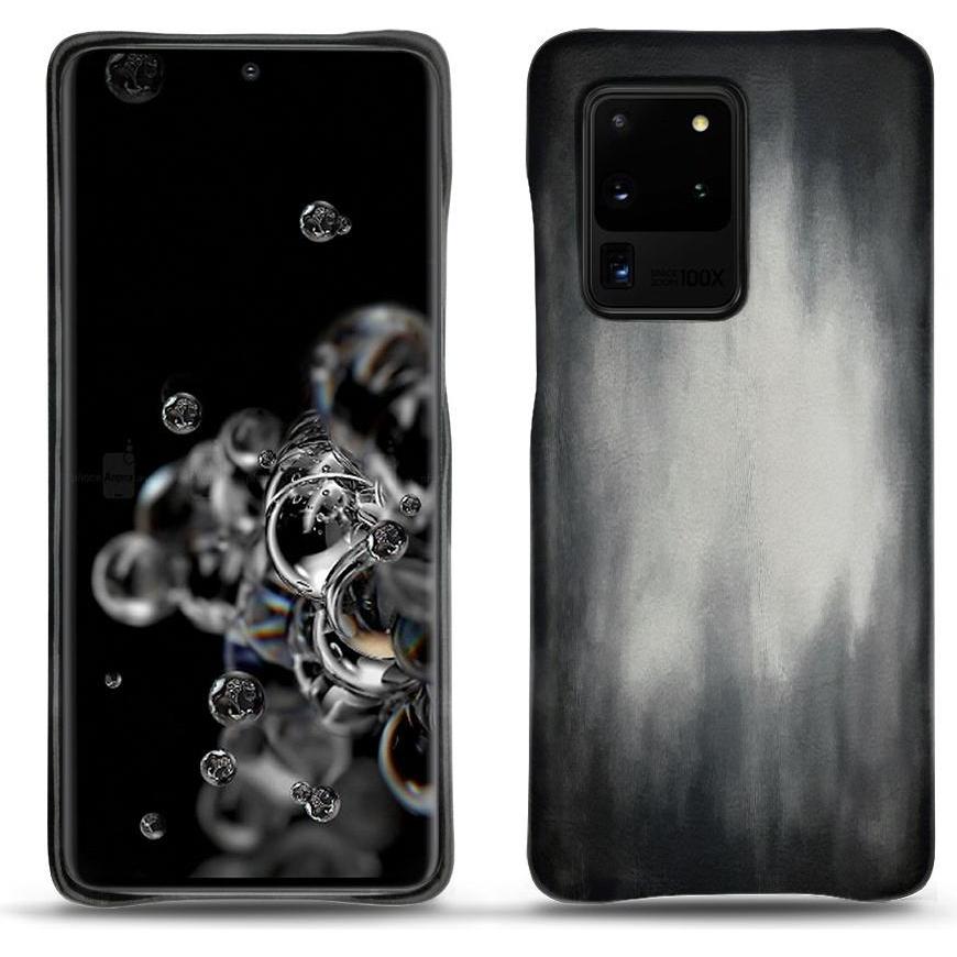 Noreve Lederschutzhülle (Samsung Galaxy S20 Ultra 5G), Smartphone Hülle, Grau