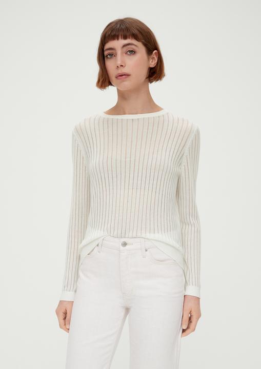 Actual product image s.Oliver Strickpullover Pullover aus Ajour-Strick (46)