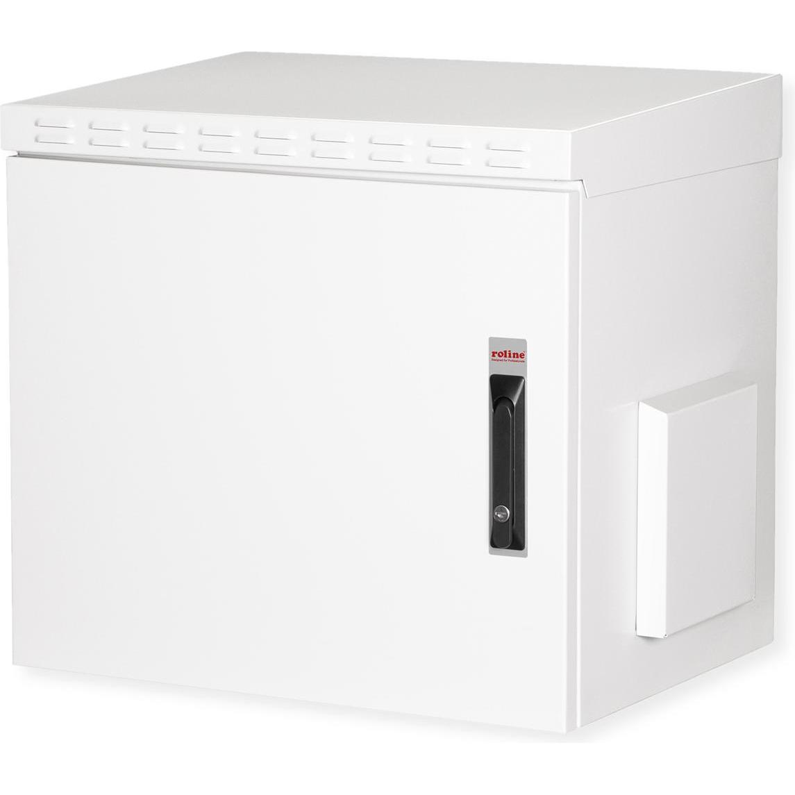Roline 19-Zoll Wandgehäuse Pro 9 HE (9 HE, 19 Zoll Rack), Serverschrank, Grau