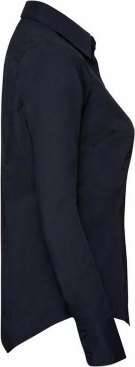 Produktbild Russell Collection Popelin Bluse Hemd Langarm pflegeleicht tailliert (L)