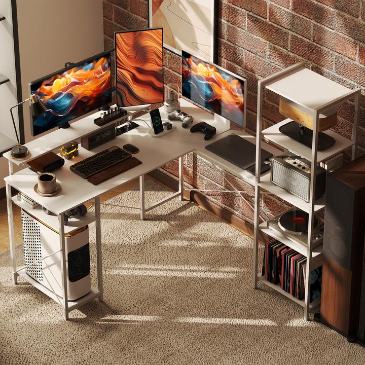 Actual product image Homcom Eckschreibtisch (140 x 137 x 139.50 cm)