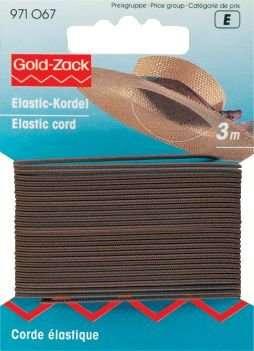 Immagine prodotto Prym Cordoncino elastico, marrone 1,5 mm, carta 3 m