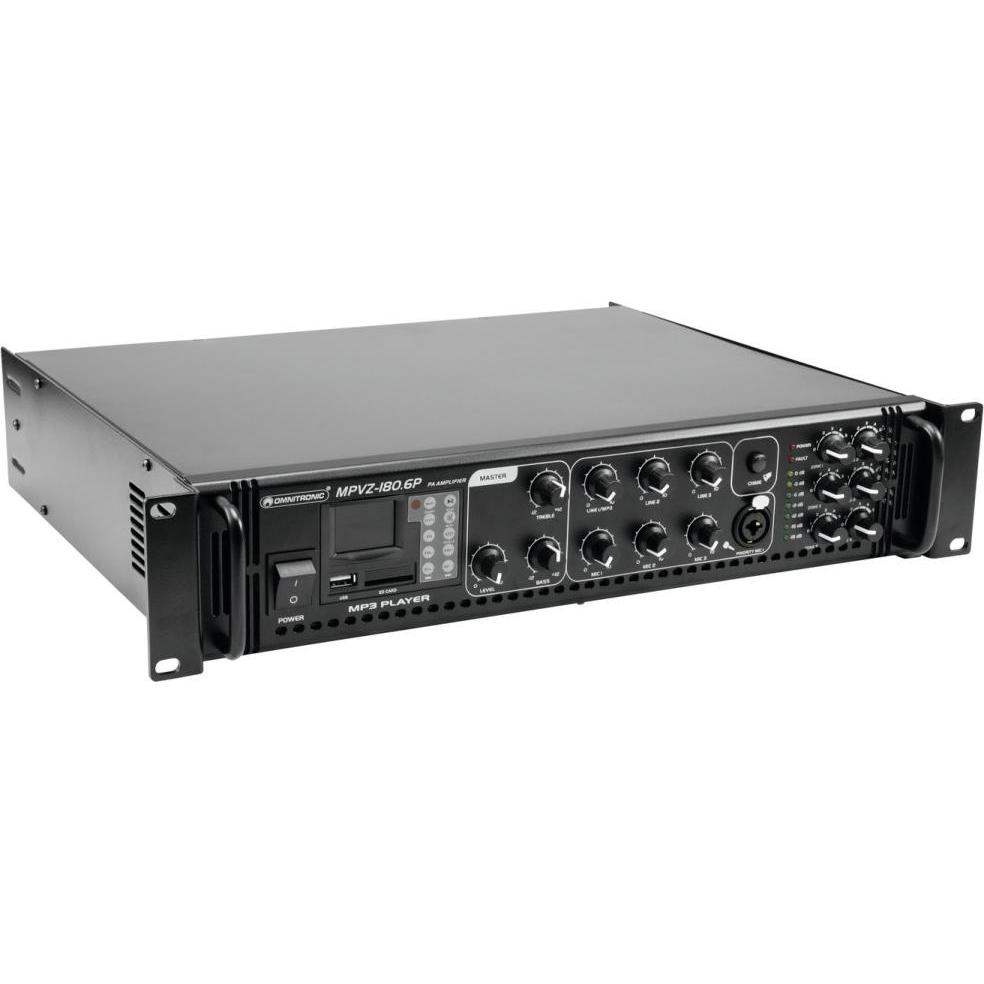 Omnitronic MPVZ-180.6P Mischverstärker, Stereoverstärker