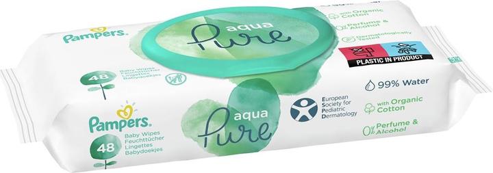 Actual product image Pampers Aqua Pure (432 pcs.)