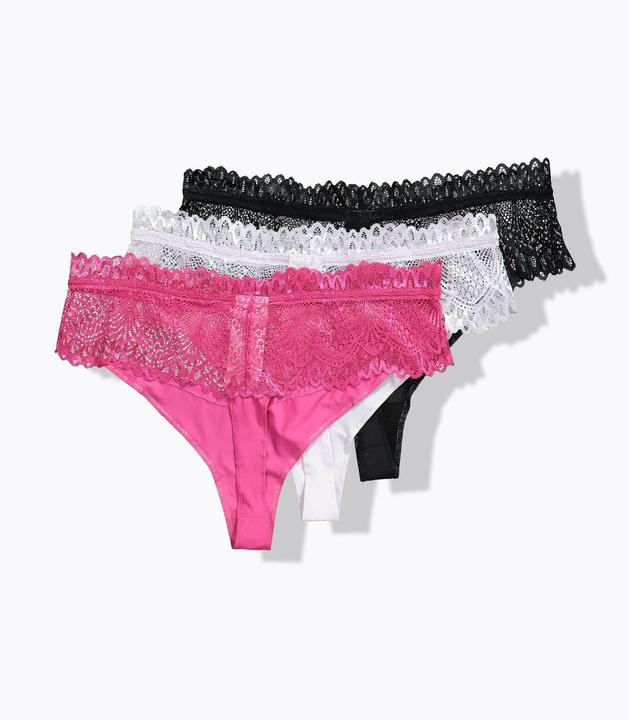 Produktbild TruYou Strings, 3er-Pack, Spitzenbund (56, 3er Pack)