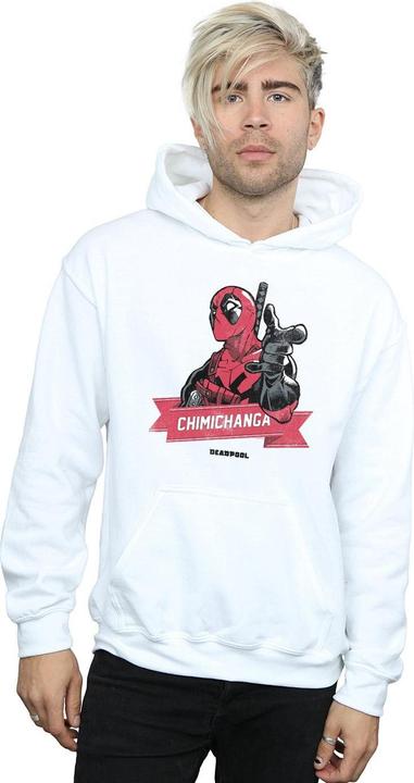 Immagine prodotto Deadpool Chimichanga Finger Felpa con Cappuccio Uomo (3XL)