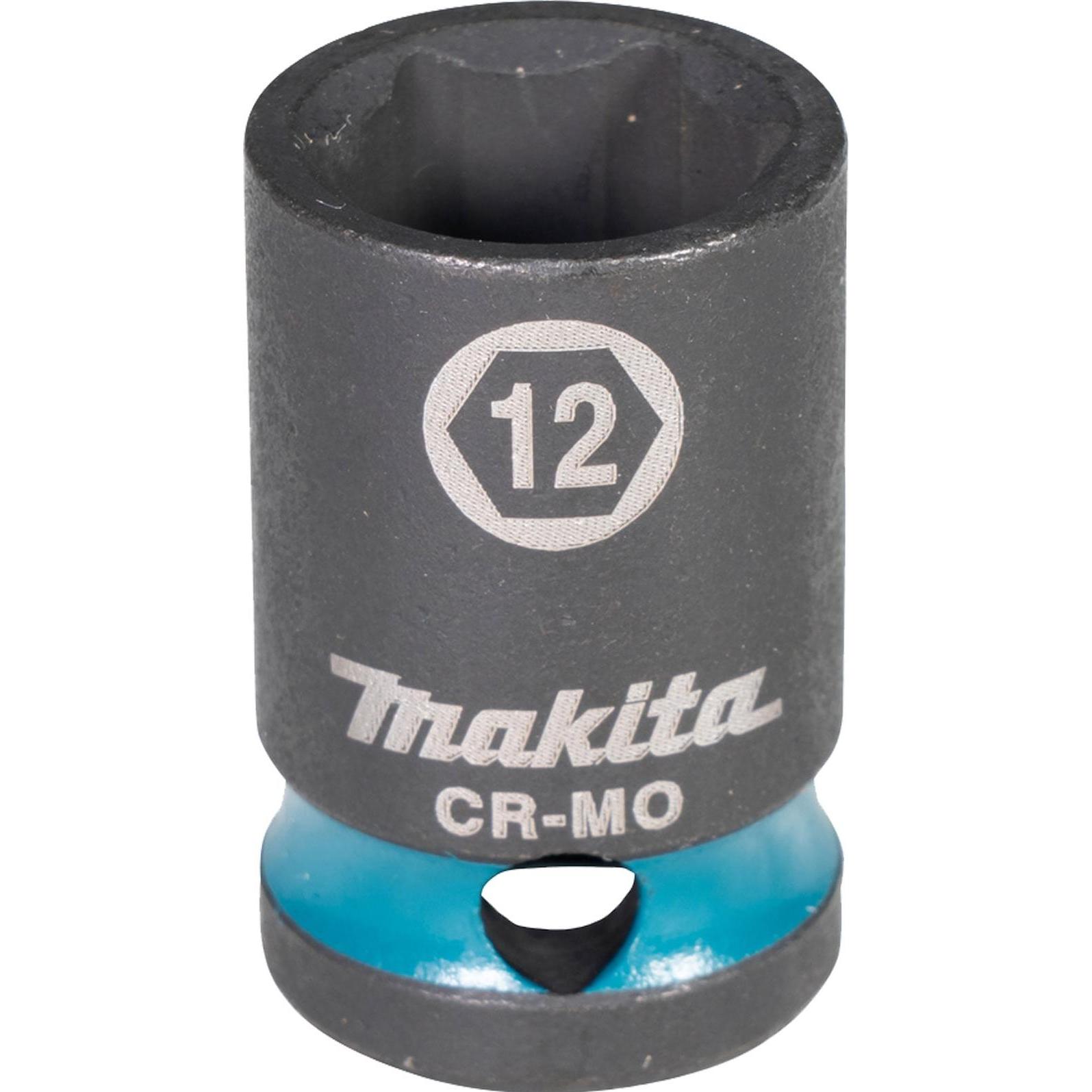 Makita, Chiave a bussola + esagonale, Chiave a bussola SW12 Impact Nero (12 mm)