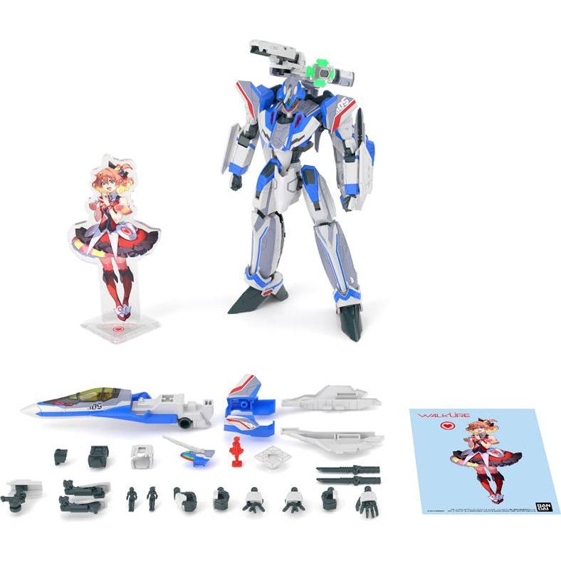 Bandai MK Gundam HG vf-31j Siegfried Hayate Immelmann Use DLX 13cm (60017)