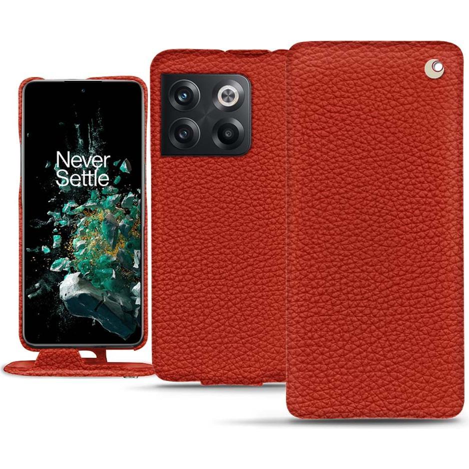 Thumbnail - Noreve Lederschutzhülle vertikal (OnePlus 10T), Smartphone Hülle, Orange