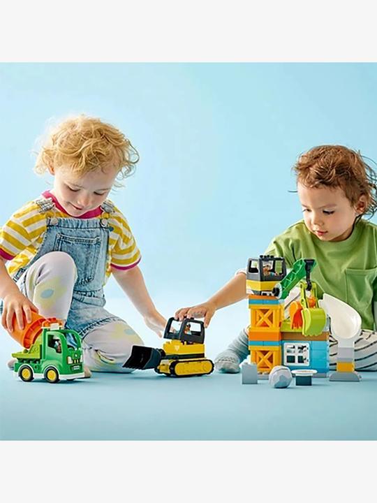 Actual product image LEGO 10990 Construction site with construction vehicles (10990)