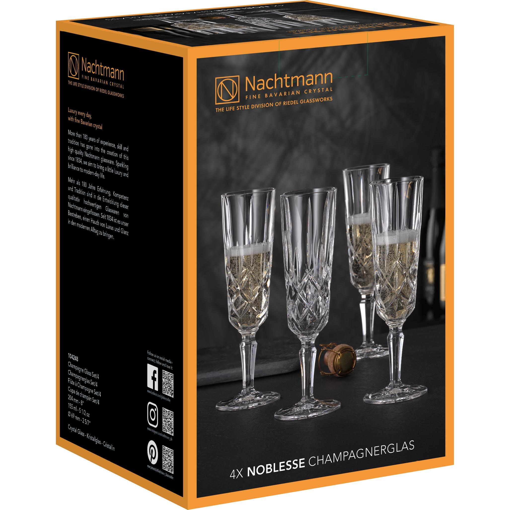 Thumbnail - Nachtmann Champagnerglas Noblesse, Weingläser, Transparent