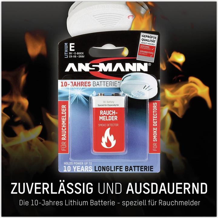 Productafbeelding Ansmann E-blok (1 Pcs., 9V Block, 1100 mAh)