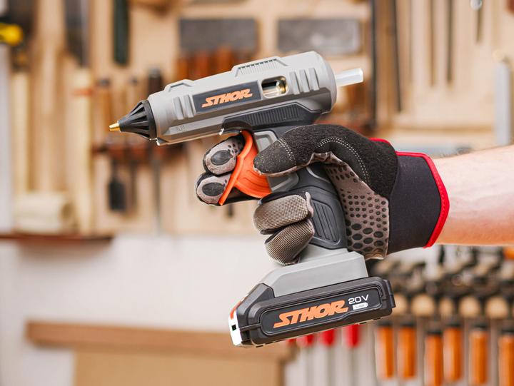 Productafbeelding Toya Sthor Glue Gun 20v 11mm Zonder Batterij En Oplader