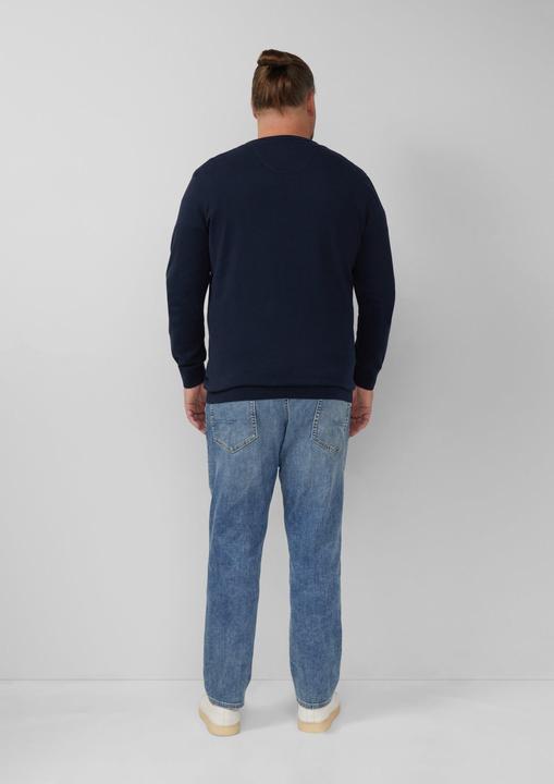 Produktbild S.Oliver Strickpullover Strickpullover mit Logo-Stickerei (4XL)