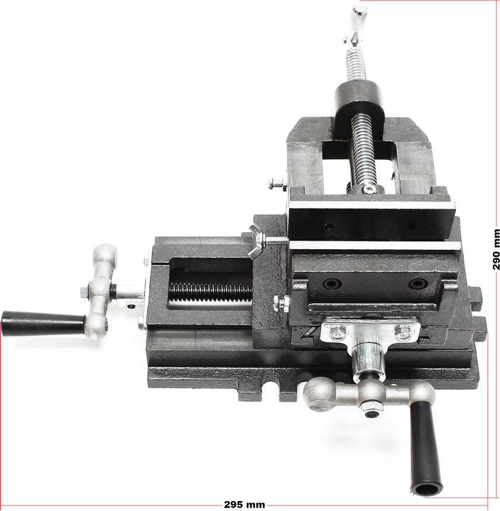 Actual product image Wiltec Cross Slide Drill Press Vise X-Y Clamping bench Milling Machine 75mm (75 mm)