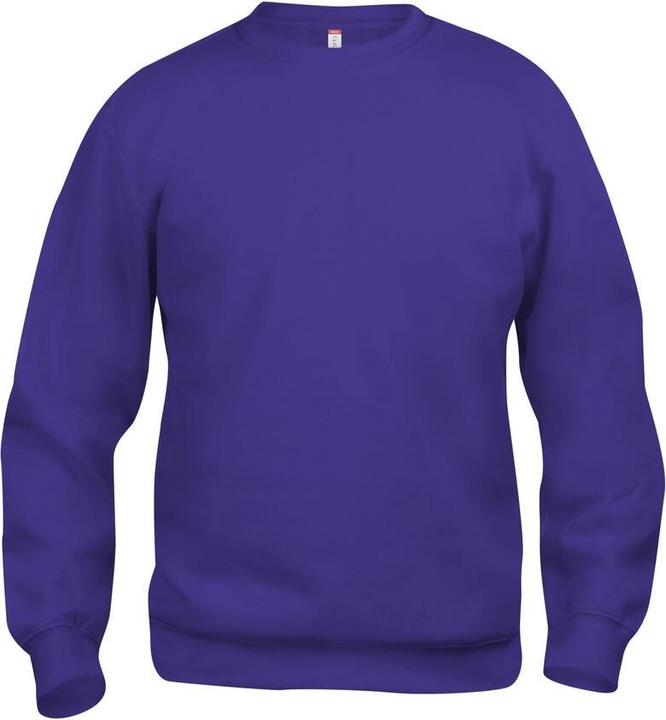 Produktbild Clique Sweatshirt Rundhals Basic 021030, Polyester, Baumwolle, lila, XS (XS)