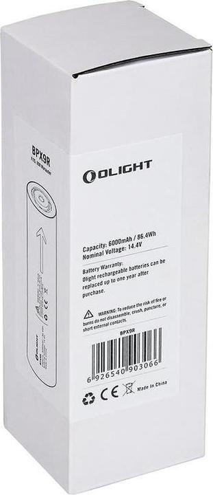 Actual product image Olight Battery for X9R 6000 mAh