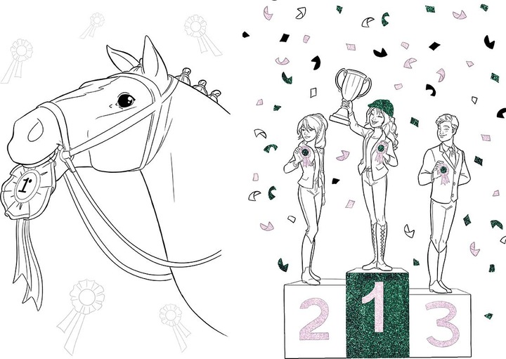 Immagine prodotto schleich® Horse Club(TM) - Matita da colorare glitterata