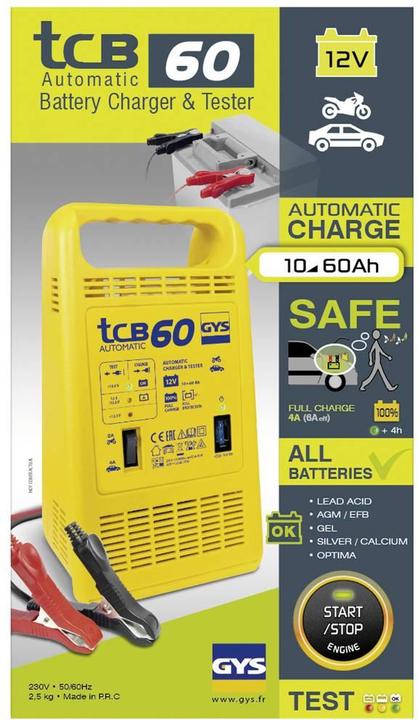Actual product image GYS TCB 60 023253 Car charger 12 V 4 A (12V, 4 A)
