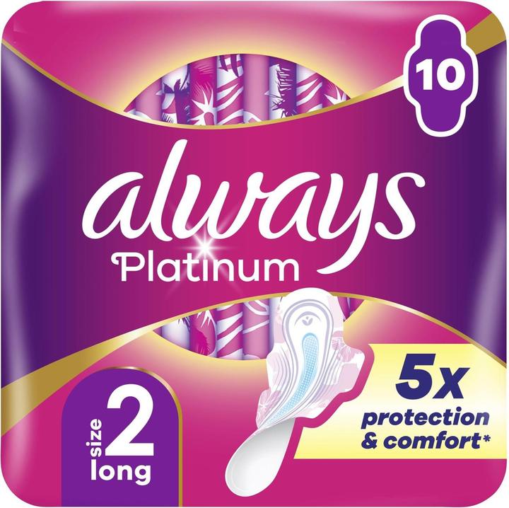 Produktbild Always Lange Platinbinden mit Flügeln Grösse 2 (1x)