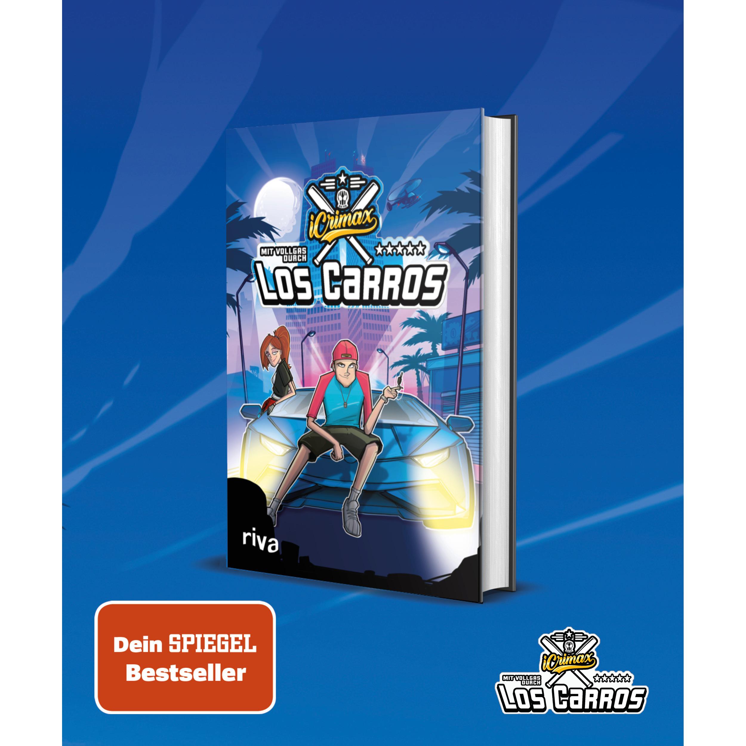 Thumbnail - iCrimax: Mit Vollgas durch Los Carros, Kinderbücher von Marek Bláha, Fionna Frank