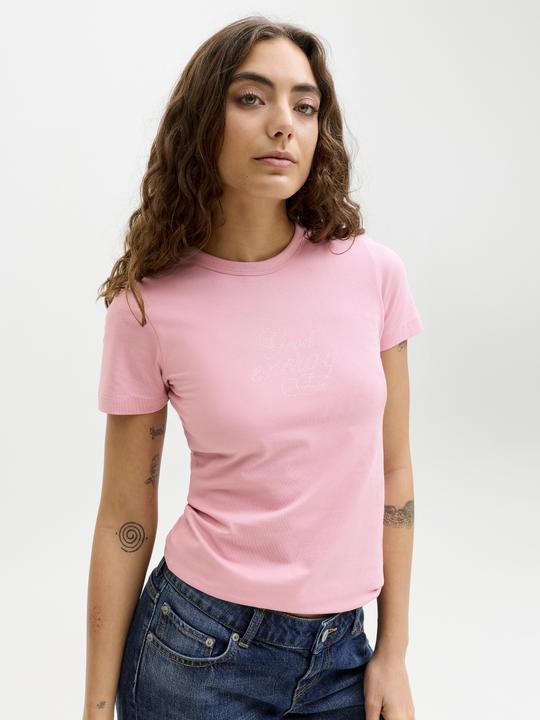 Actual product image JJXX Jxgigi Str Ss Rhinestone Tee Jrs Ln (S)