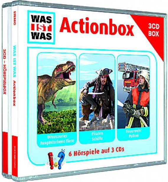 Actual product image Was Ist Was 3-Cd Hörspielbox Vol.1-Actionbox (Manfred(Dr)Baur, MatthiasFalk, German)