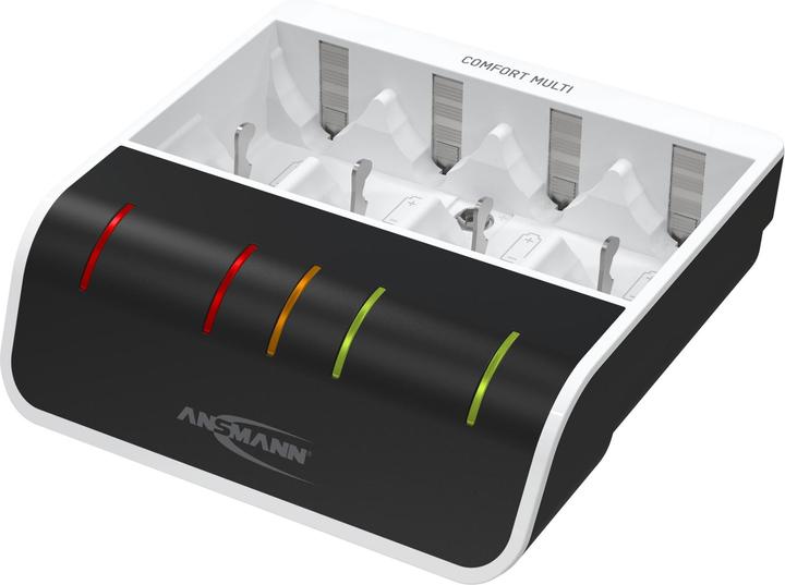 Ansmann Comfort Multi Charger (1 pz., C, D, AAA, AA, 800 mAh, Caricabatterie senza batteria)