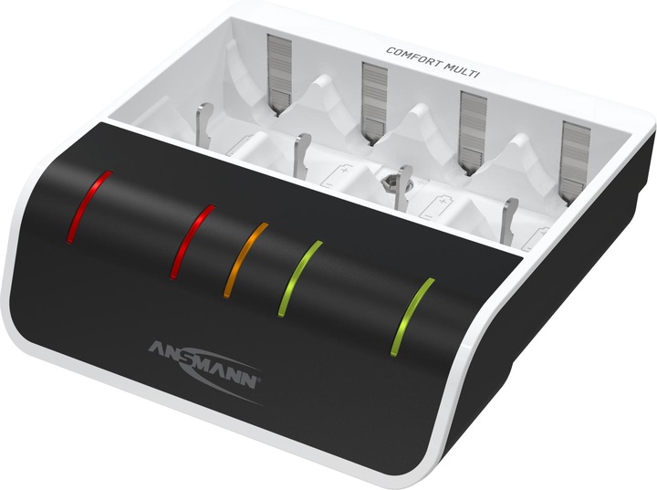 Ansmann Comfort Multi Charger (1 pcs., C, D, AAA, AA, 800 mAh, Chargers without battery)