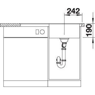 Thumbnail - Blanco, Spülbecken, Zenar 45 S-F (49.80 cm, 84.75 cm)