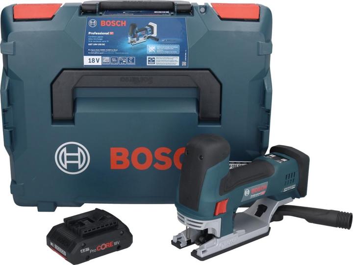 Productafbeelding Bosch Professional GST 18V-155 SC Profi-accudecoupeerzaag 18 V + 1x ProCORE accu 4.0 Ah + L-Boxx - zonder opladen