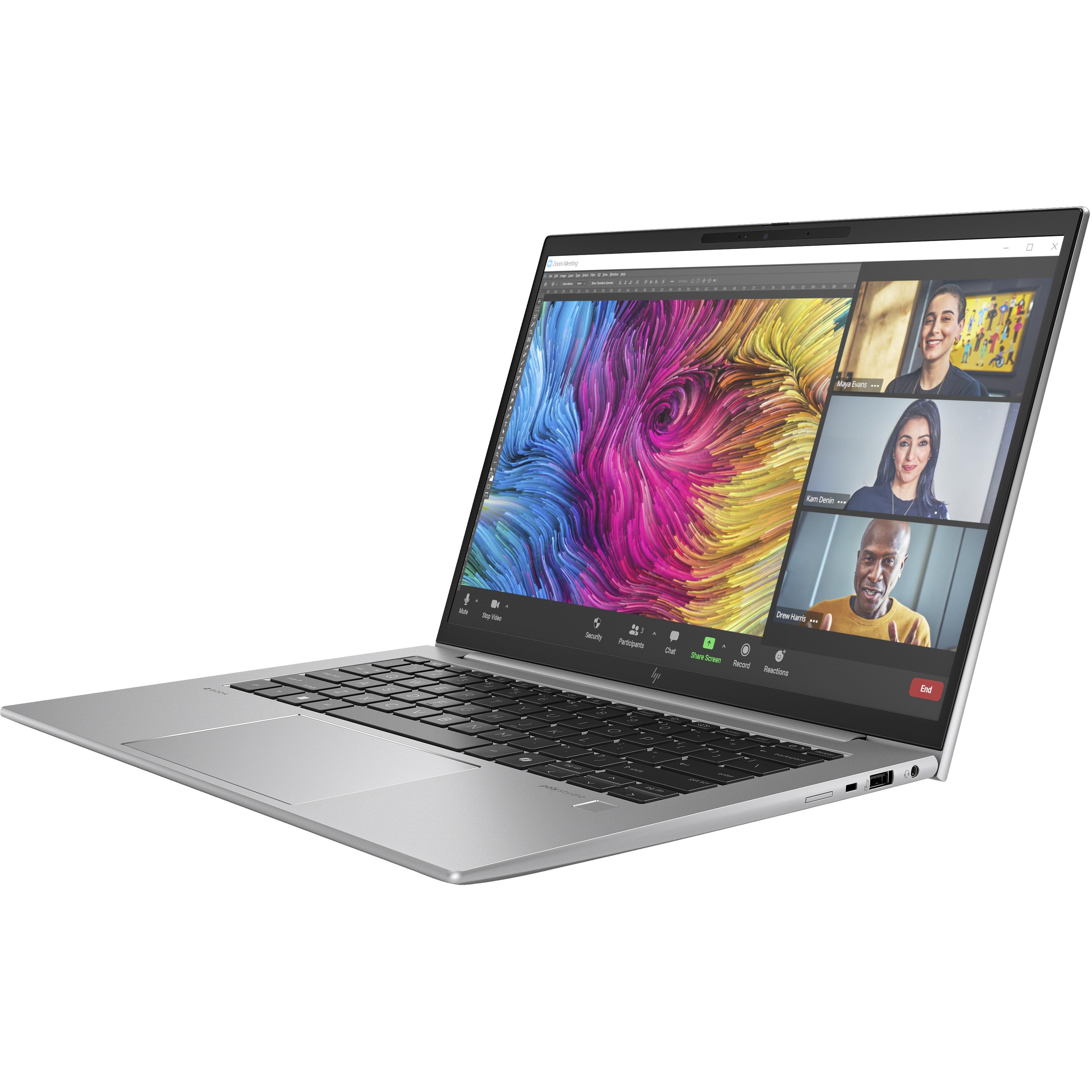HP ZFly14G11 U7-165H 14 64GB/2T PC Germa (14", 64 GB, 2000 GB, DE), Notebook, Grau