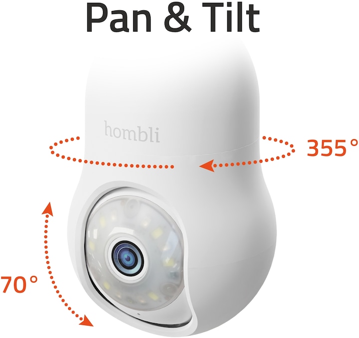 Actual product image Hombli Bulb Cam (2560 x 1440 Pixels)
