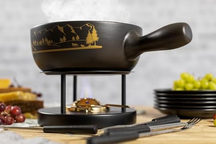 Produktbild Kuhn Rikon Käsefondue Set Alpenpanorama (Käsefondue)