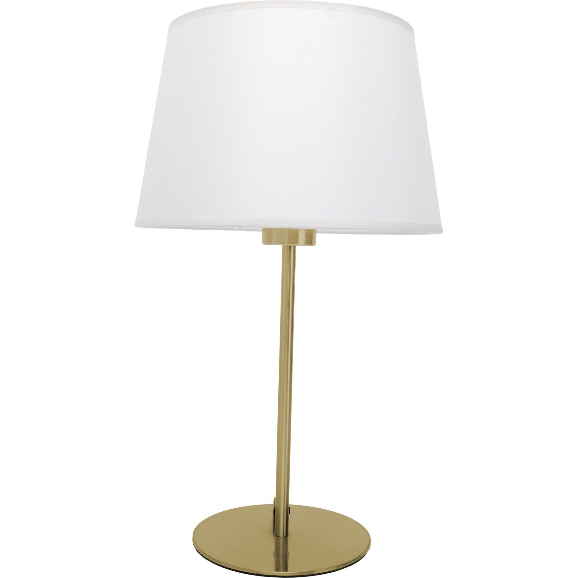 Näve, Tischlampe, Tischleuchte Bologna h: 45cm beige messing (E27)