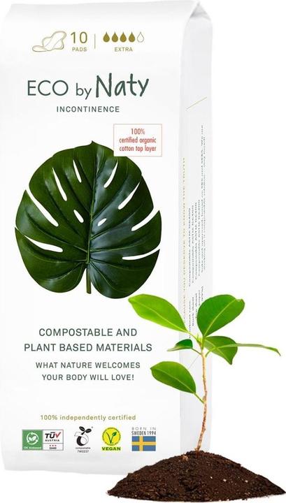Actual product image Naty Bio Incontinence Extra 10 pieces (1 x, Large)