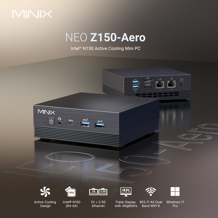 Produktbild Minix NEO Z150-Aero (Intel N150, 16 GB, 512 GB)