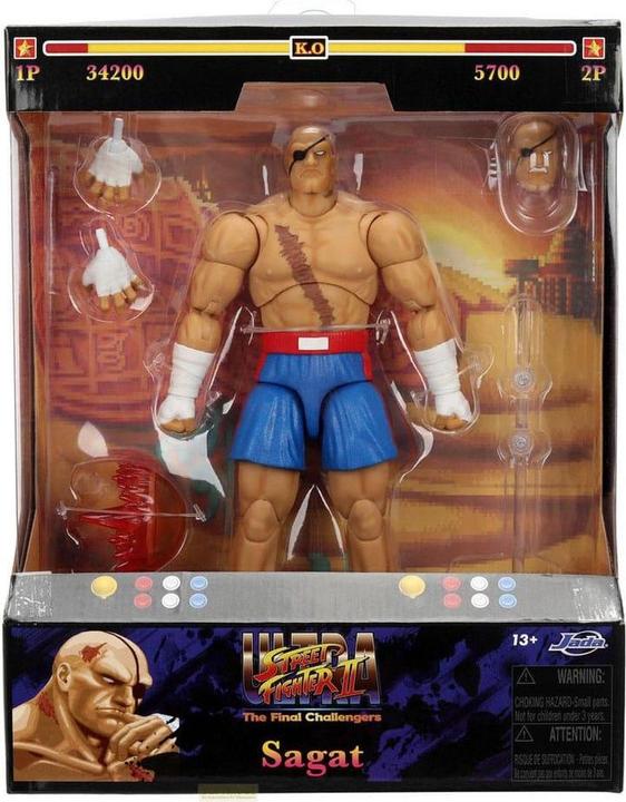 Productafbeelding Jada Street Fighter II Sagat 7,5" Figuur