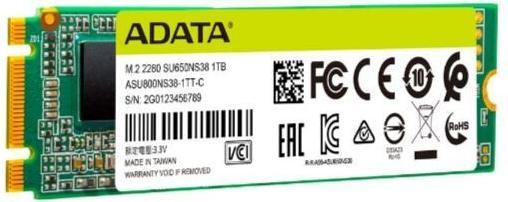 Productafbeelding Adata Ultieme SU650 (512 GB, M.2 2280)