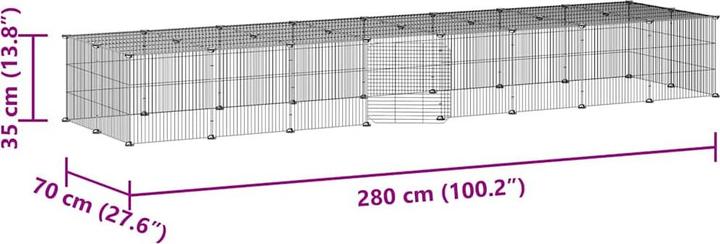 Produktbild vidaXL Haustierkäfig