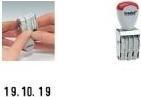 Produktbild Trodat Datumsstempel Classic 1004 Abmessung der Stempelfläche: 12 x 3 mm ( Ausführung der Drucktexte: Mo...