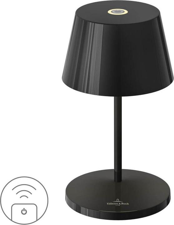 Villeroy & Boch SEOUL RC Akku-Tischlampe Schwarz Ceramic 2,2W steuerbare Lichtfarbe IP65 97081