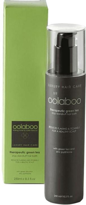 Immagine prodotto oolaboo tè verde terapeutico - bagno per capelli stop forfora (200 ml, Shampoo liquido)