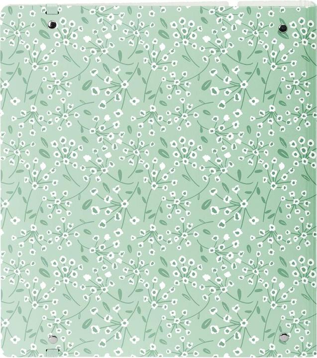 Produktbild Safta Ringbuch Light green flowers (35 mm, 1 Stk.)