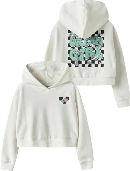 Produktbild Name it Nkftara Ls Crop Rlx Swe Wh Bru Ps Noos (146, 152)