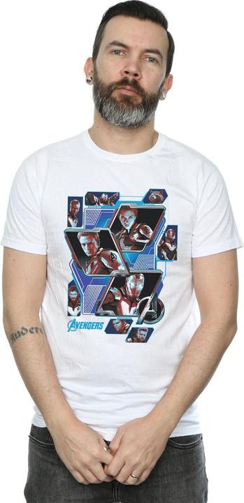 Actual product image Mens Avengers Endgame Hero Panels T-Shirt (L)