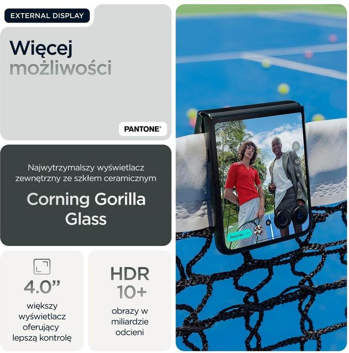 Productafbeelding Motorola Razr 60 Ultra (512 GB, Pantone Scarabee, 6.96", SIM + eSIM, 5G)