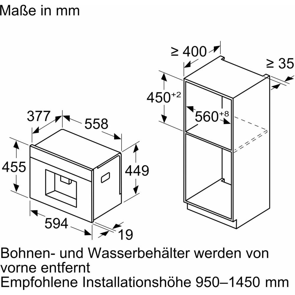 Thumbnail - Siemens 'CT718L1B0', Kaffeevollautomat, Schwarz